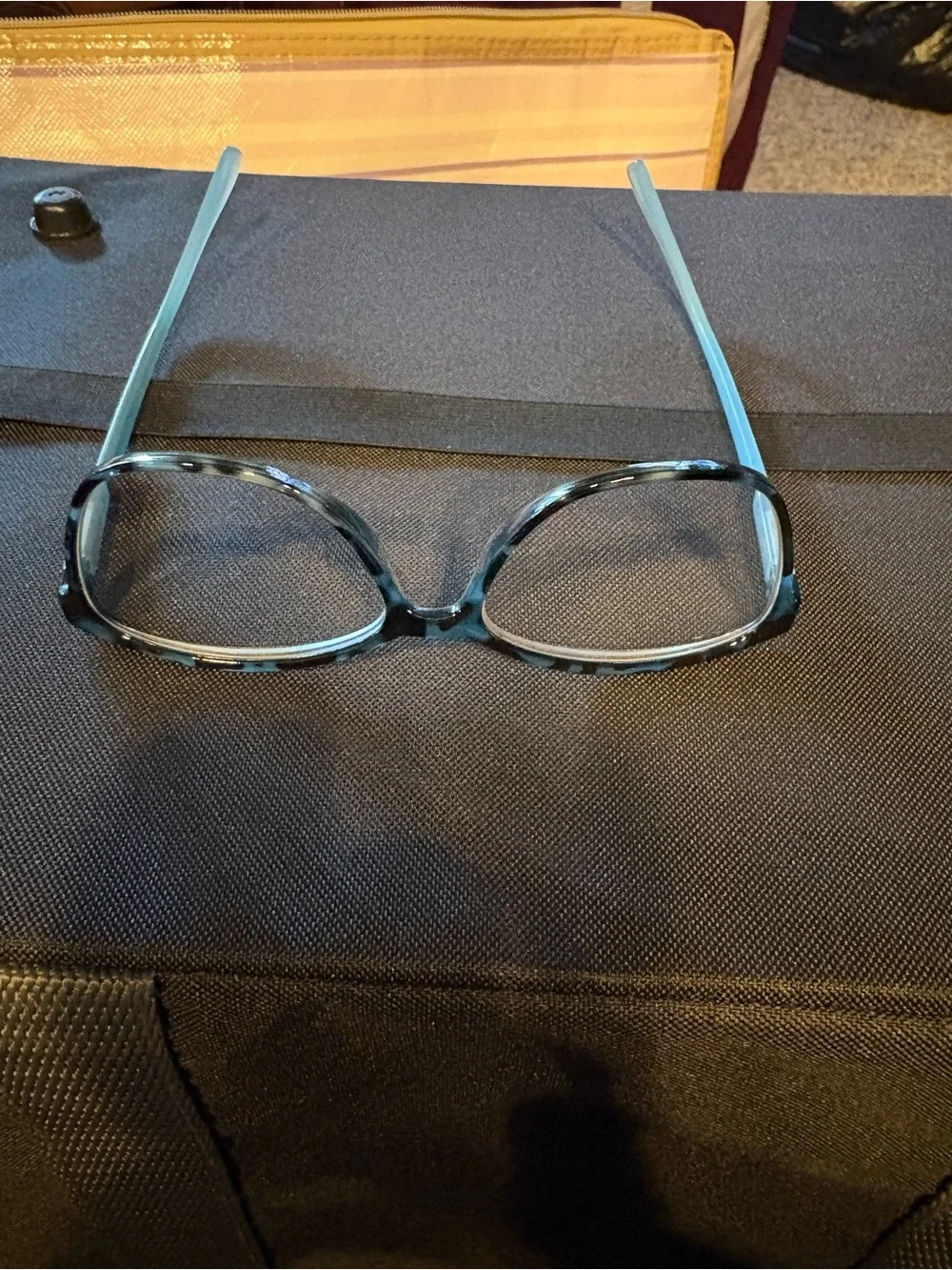 Joy Mangano Blue Tortoiseshell Reading Glasses 2.0 Strength